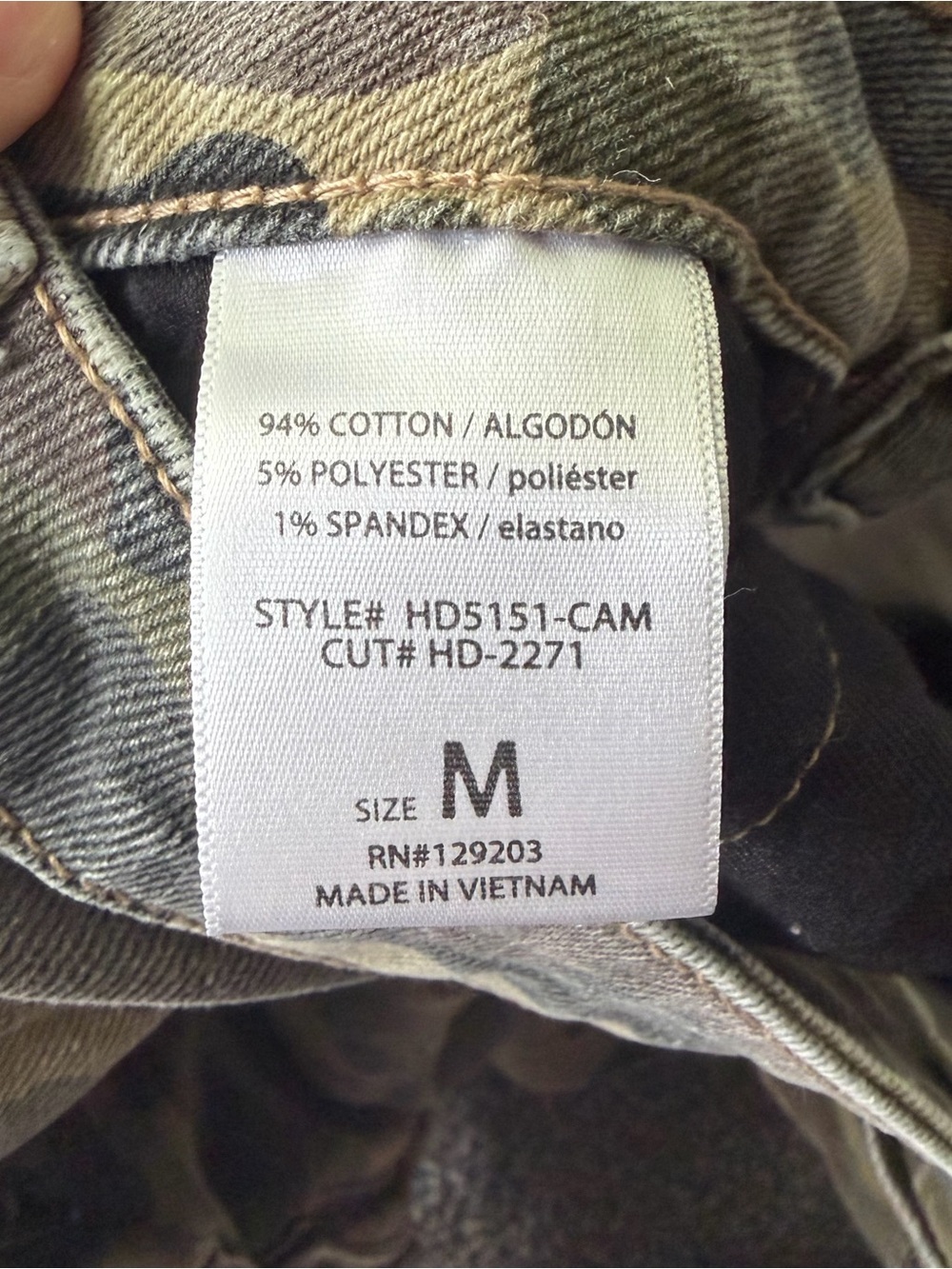 Hidden Cargo Camo Mini Skirt - Picture 5 of 7